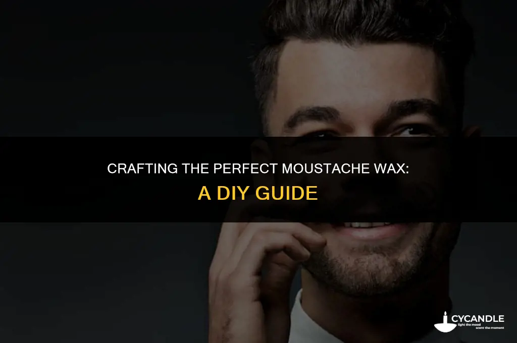 how to make moustache wax at home