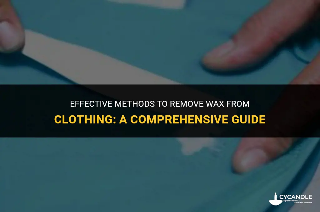 how to make move wax from clothing