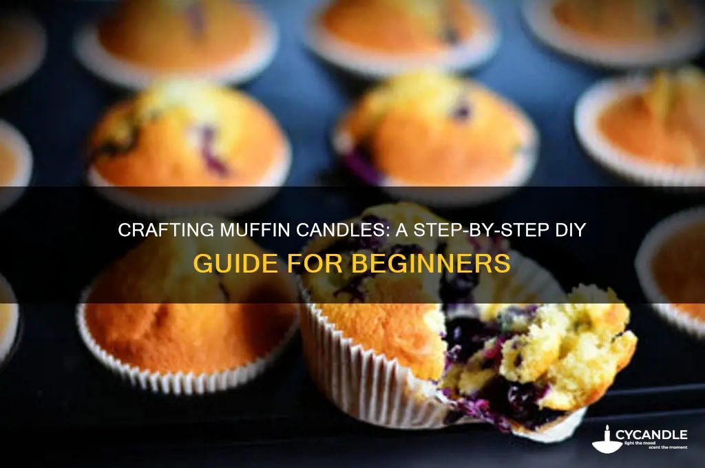 how to make muffin candles