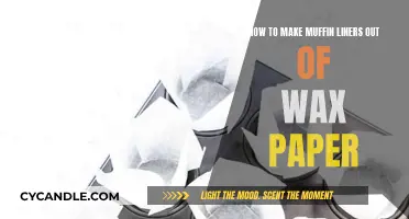 Easy DIY: Crafting Muffin Liners from Wax Paper