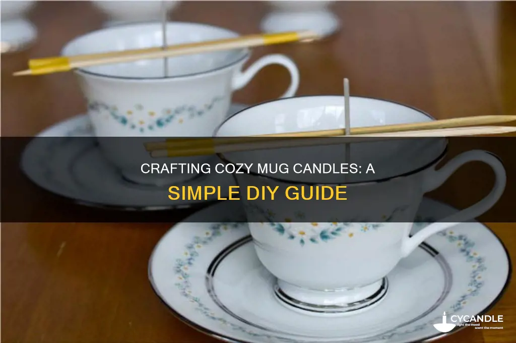 how to make mug candles