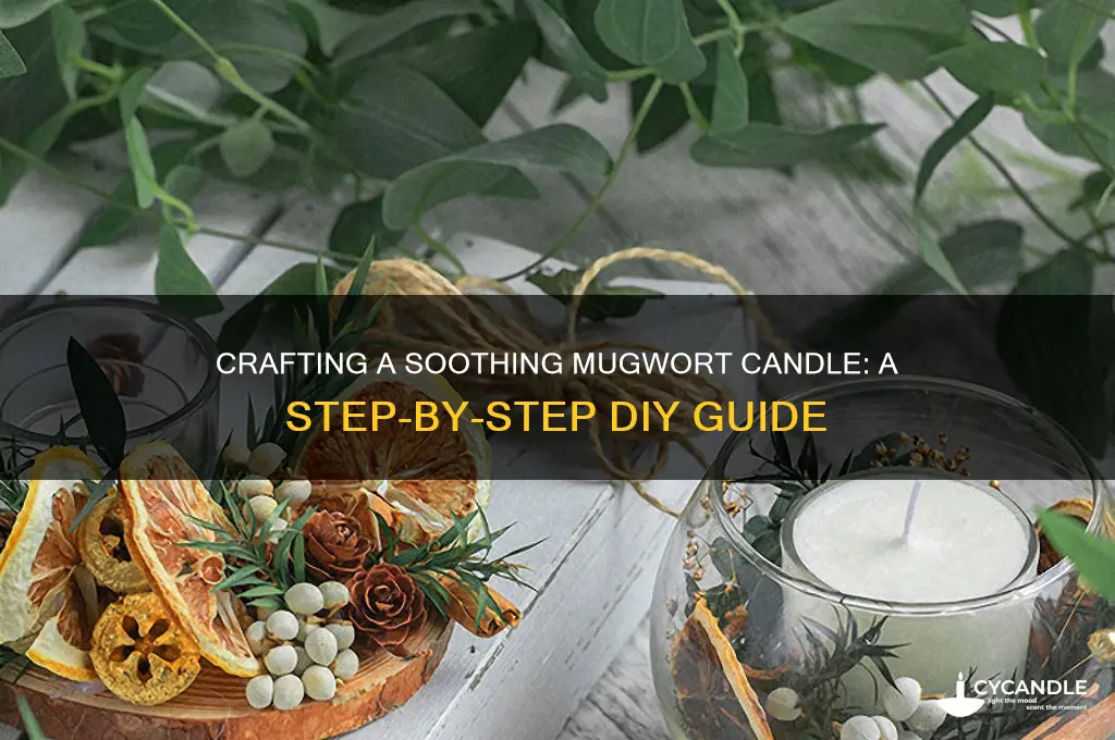 how to make mugwort candle