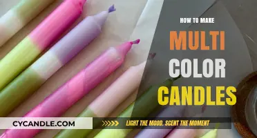 Crafting Vibrant Multi-Color Candles: A Step-by-Step DIY Guide