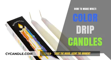 Create Vibrant Multi-Color Drip Candles: A DIY Crafting Guide