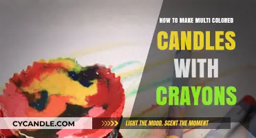 Crafting Vibrant Multi-Colored Candles Using Crayons: A Creative DIY Guide