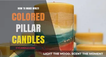 Crafting Vibrant Multi-Colored Pillar Candles: A Step-by-Step DIY Guide
