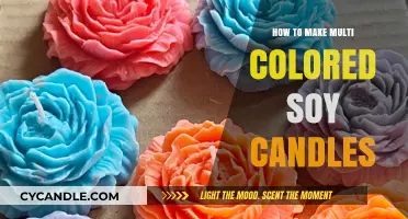Crafting Vibrant Multi-Colored Soy Candles: A Step-by-Step Guide