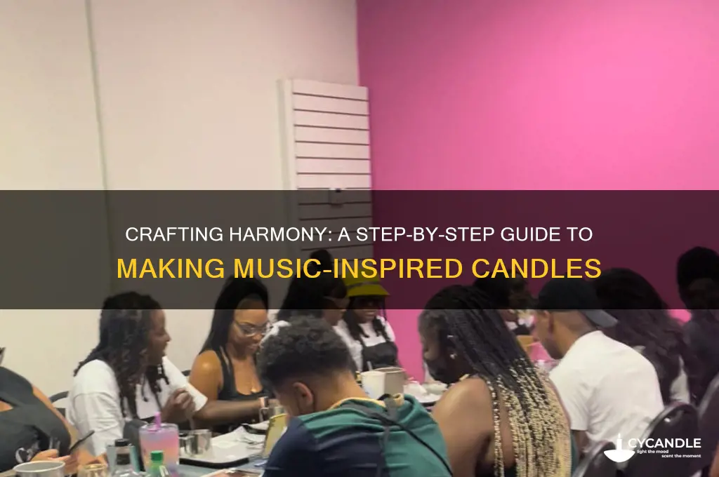 how to make music candle
