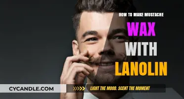 Crafting the Perfect Mustache Wax with Lanolin: A DIY Guide