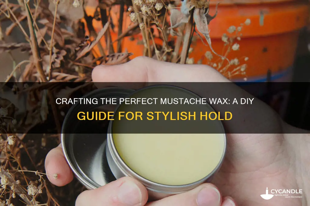how to make mustache wax