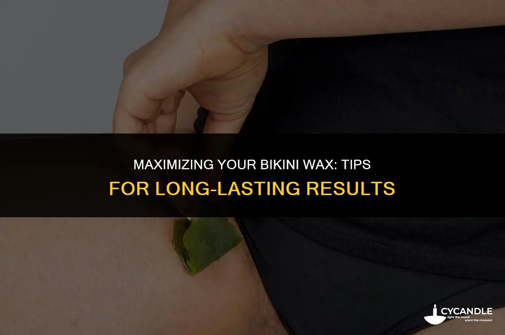 how to make my bikini wax last longer