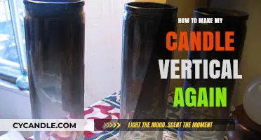 Fixing a Crooked Candle: Simple Steps to Restore Its Vertical Shape