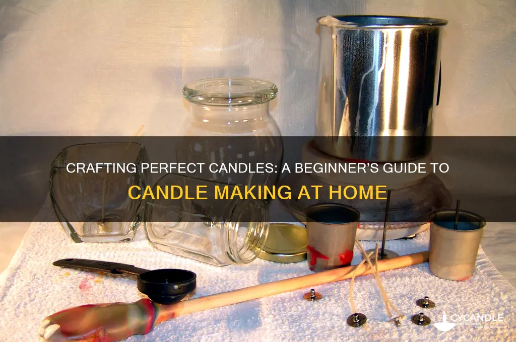 how to make my candles in my candle makewr
