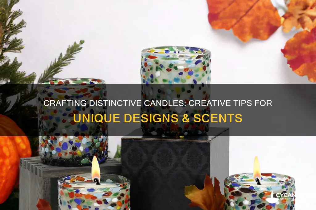 how to make my candles unique