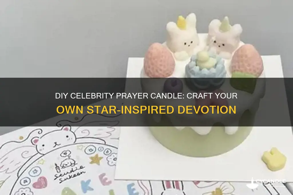 how to make my own celebrity prayer candle