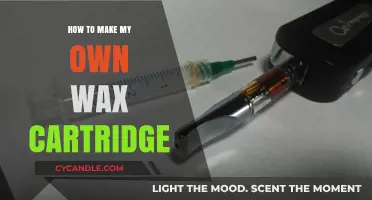Crafting Your Own Wax Cartridges: A DIY Guide for Beginners