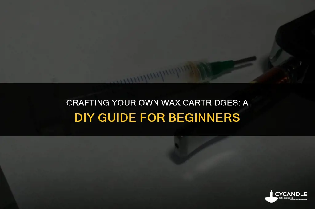 how to make my own wax cartridge