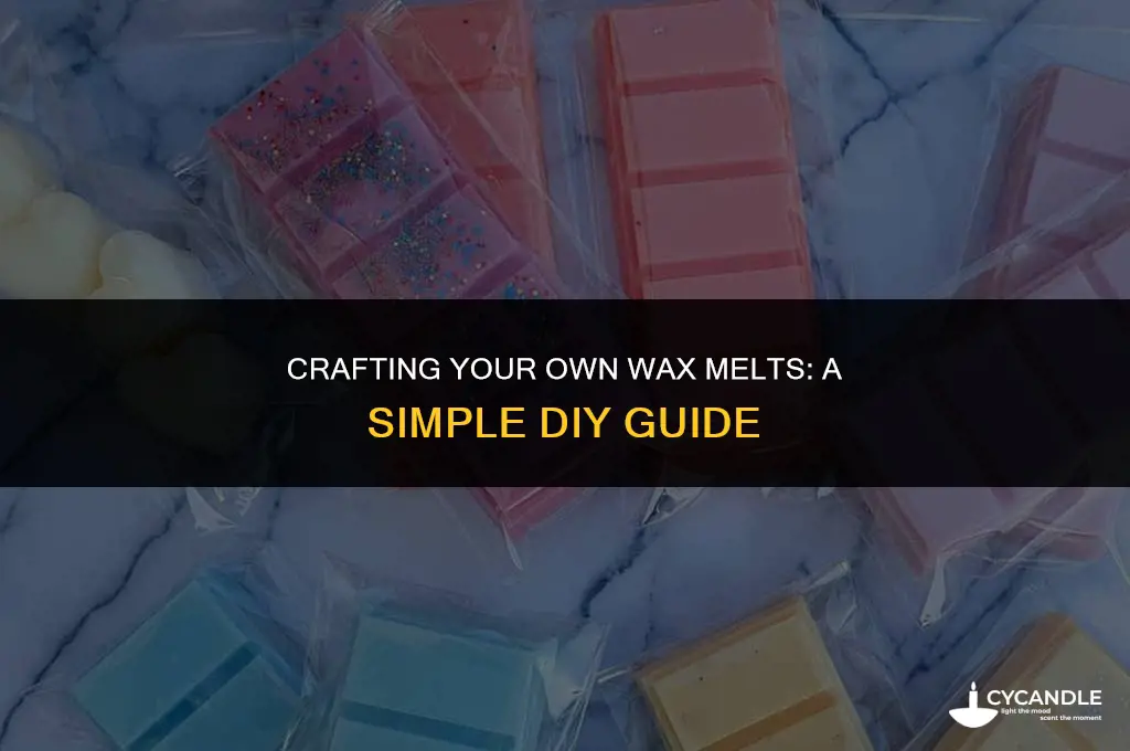 how to make my own wax melts at home