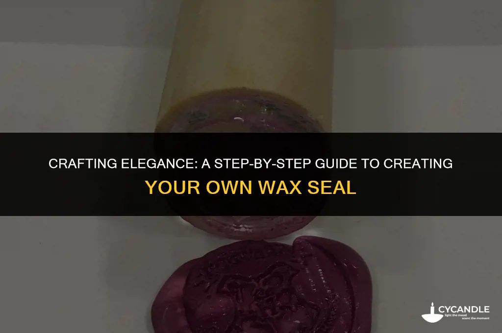 how to make my own wax seal