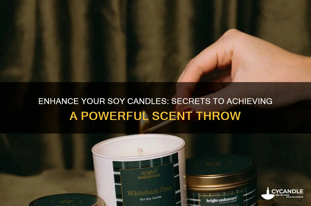how to make my soy candles smell strong