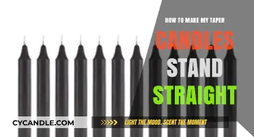 Perfectly Straight Taper Candles: Simple Tips for Upright Elegance