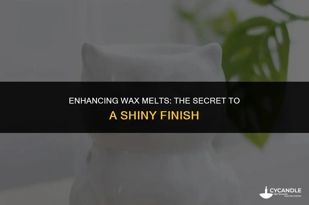 how to make my wax melts shiny