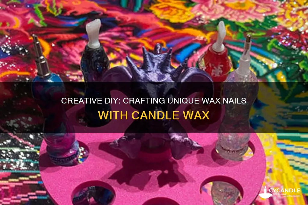 how to make nails using candle wax