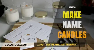 Crafting Personalized Name Candles: A Step-by-Step DIY Guide