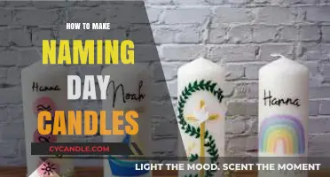 Crafting Personalized Naming Day Candles: A Step-by-Step DIY Guide