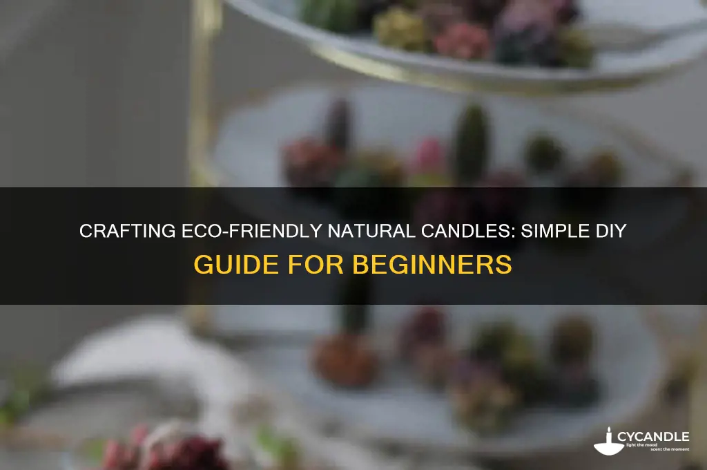 how to make natural candles