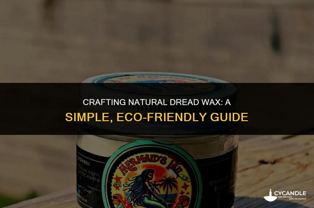 how to make natural dread wax