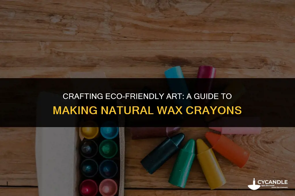 how to make natural wax crayons