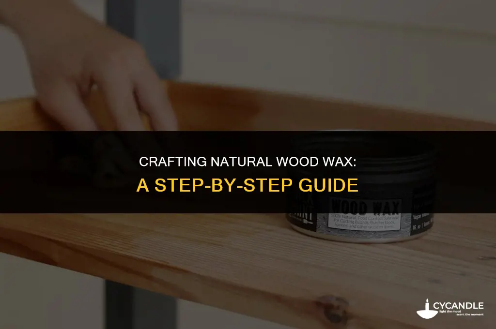 how to make natural wax for wood