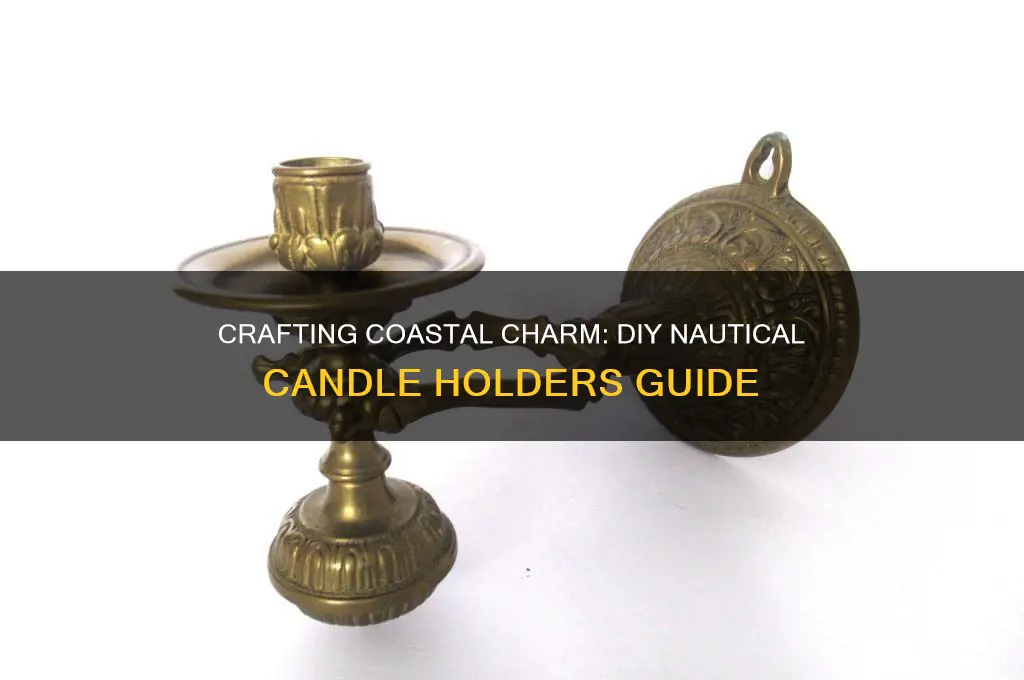 how to make nautical candle holders