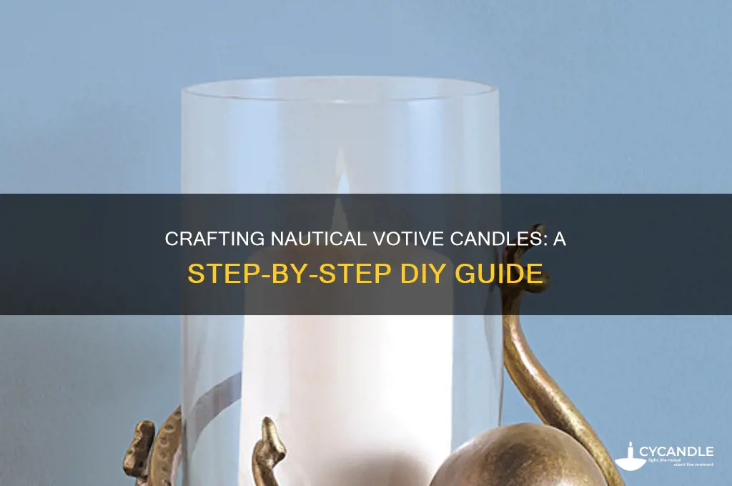 how to make nautical votive candles