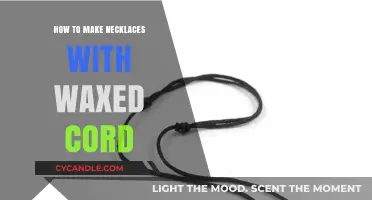 Crafting Elegance: A Guide to Making Waxed Cord Necklaces