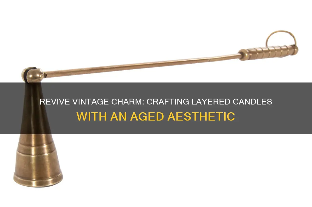how to make new candle layered old