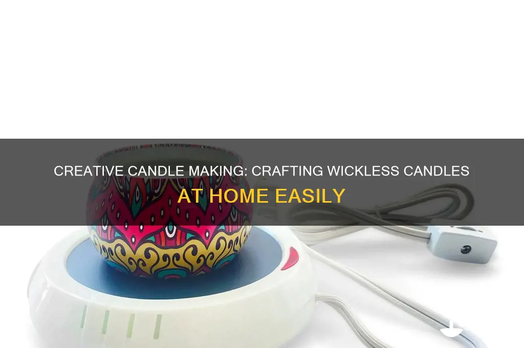 how to make no wick candles