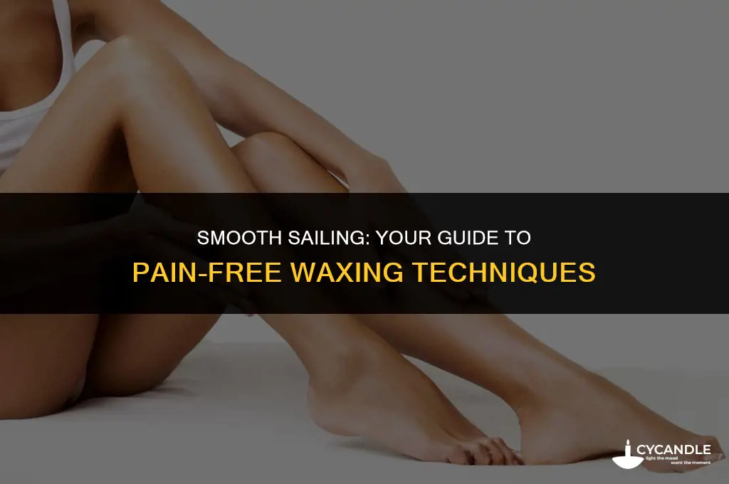 how to make non painful wax