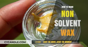 Crafting Non-Solvent Wax: A Step-by-Step DIY Guide
