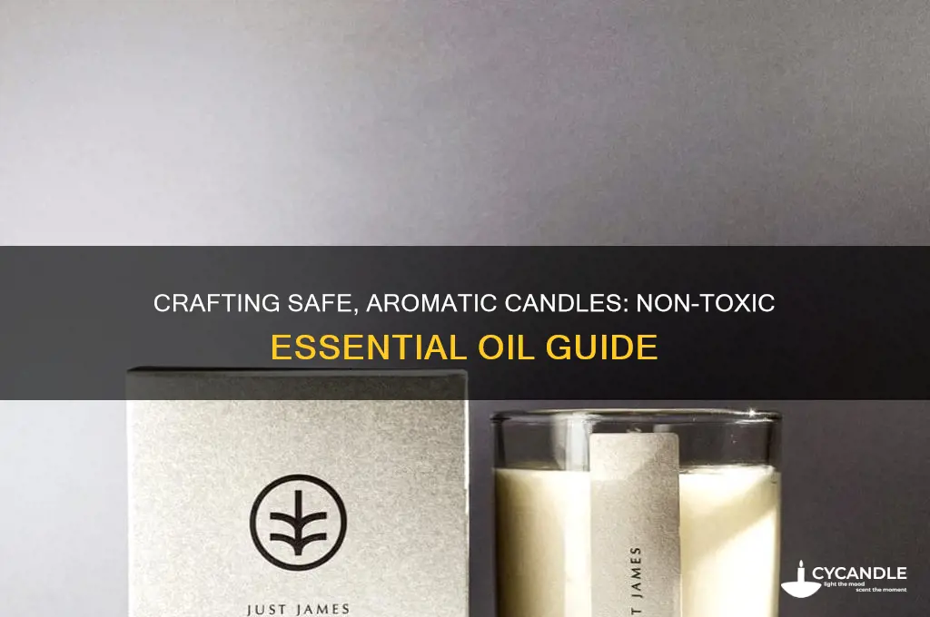 how to make non toxic candles with essential oils