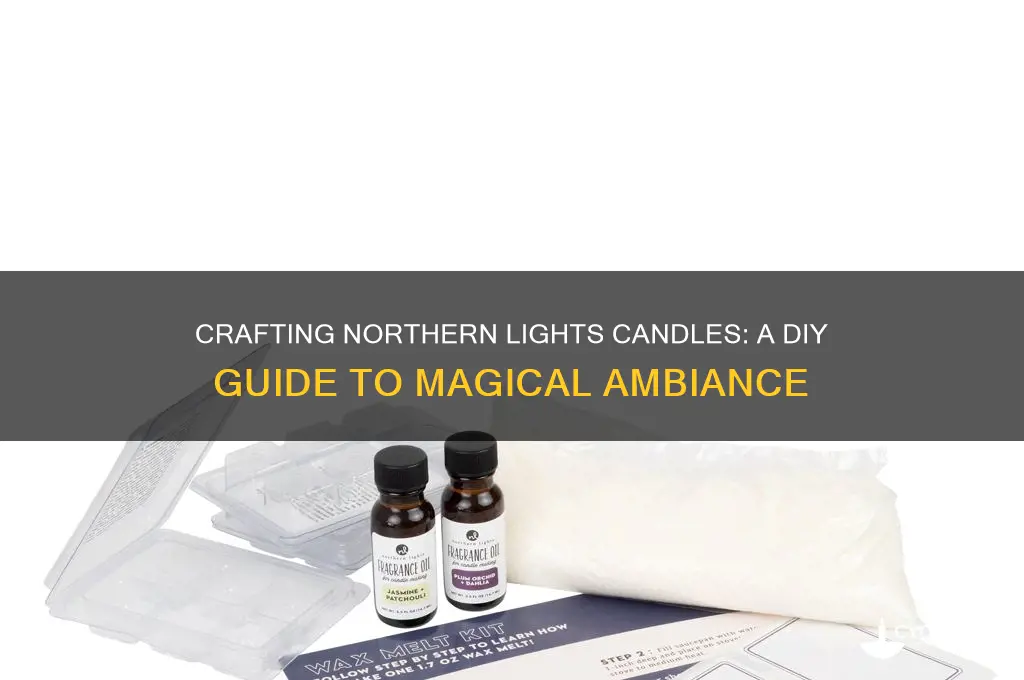 how to make northern lights candles