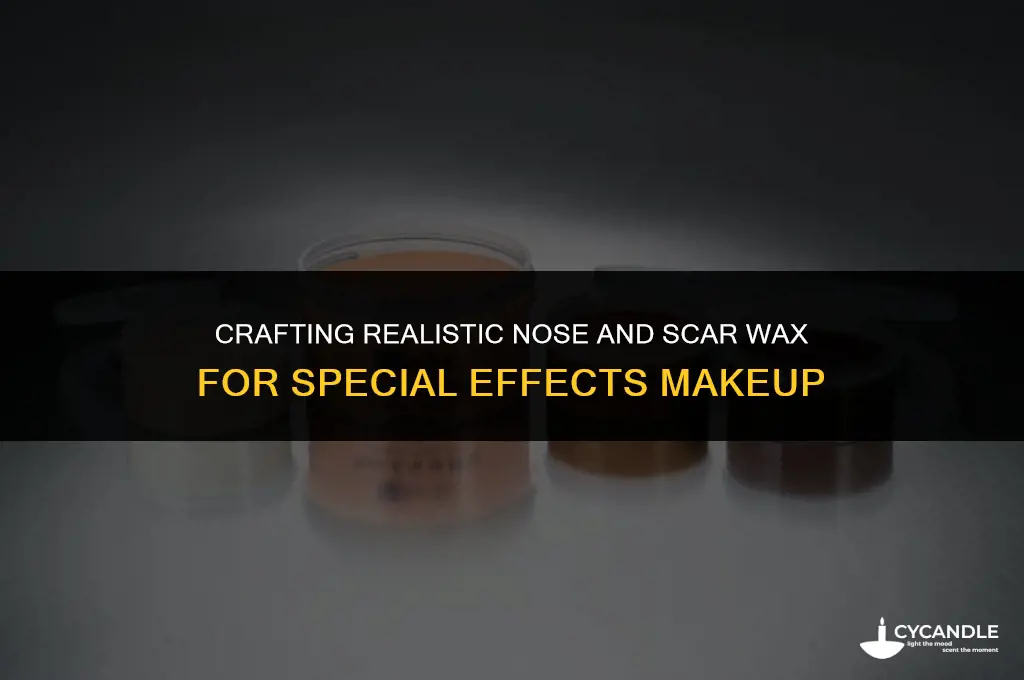 how to make nose and scar wax