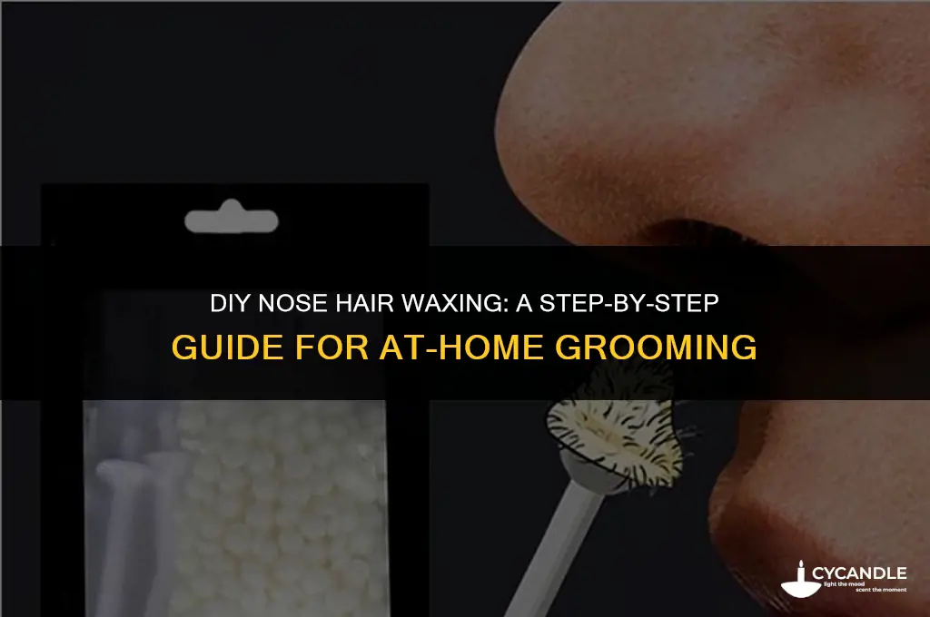 how to make nose hair wax