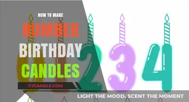 Creative DIY Guide: Crafting Unique Number Birthday Candles at Home