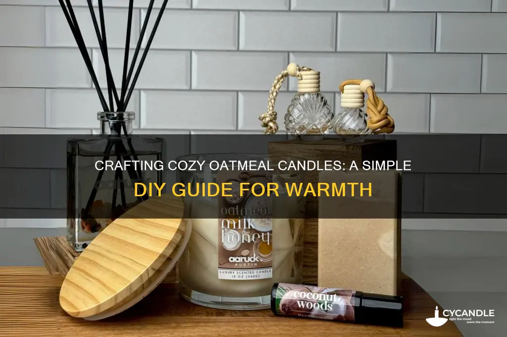 how to make oatmeal candles
