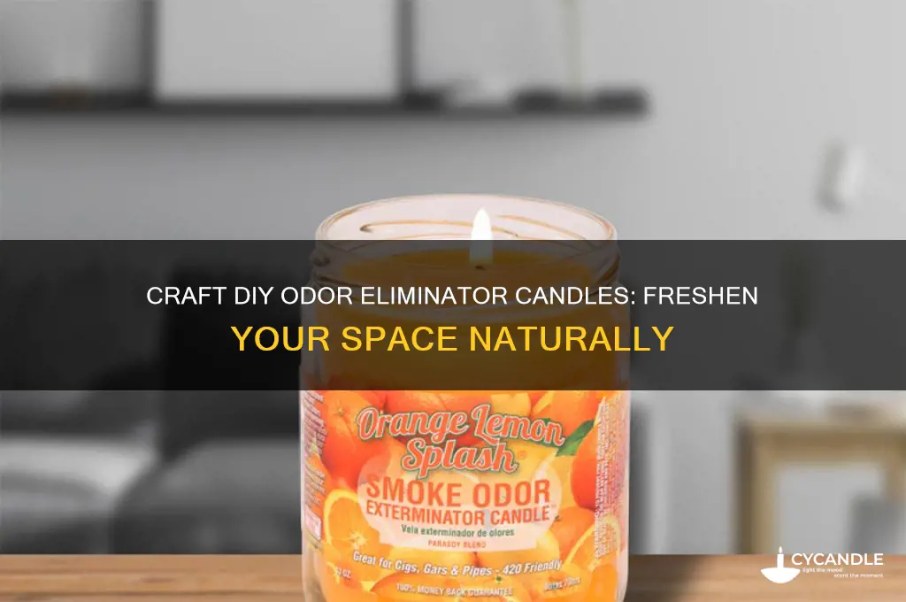 how to make odor eliminator candles