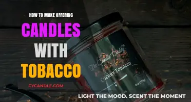 Crafting Sacred Offering Candles: Infusing Tobacco for Ritual Intentions