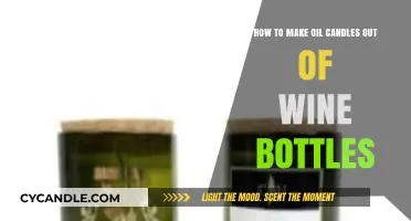 Crafting Eco-Friendly Oil Candles from Repurposed Wine Bottles