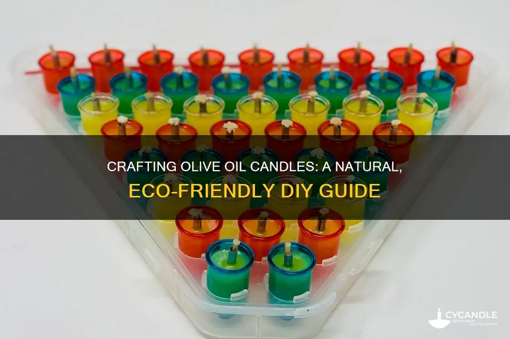 how to make olive oil candles